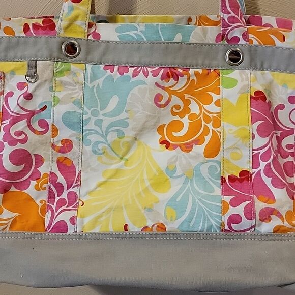 THIRTY-ONE ISLAND DAMASK EASY BREEZY TOTE BAG - Picture 7 of 16